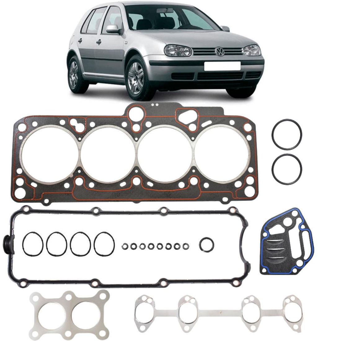 Jogo Junta Superior Motor VW Golf 1.6 SR 1999 a 2001