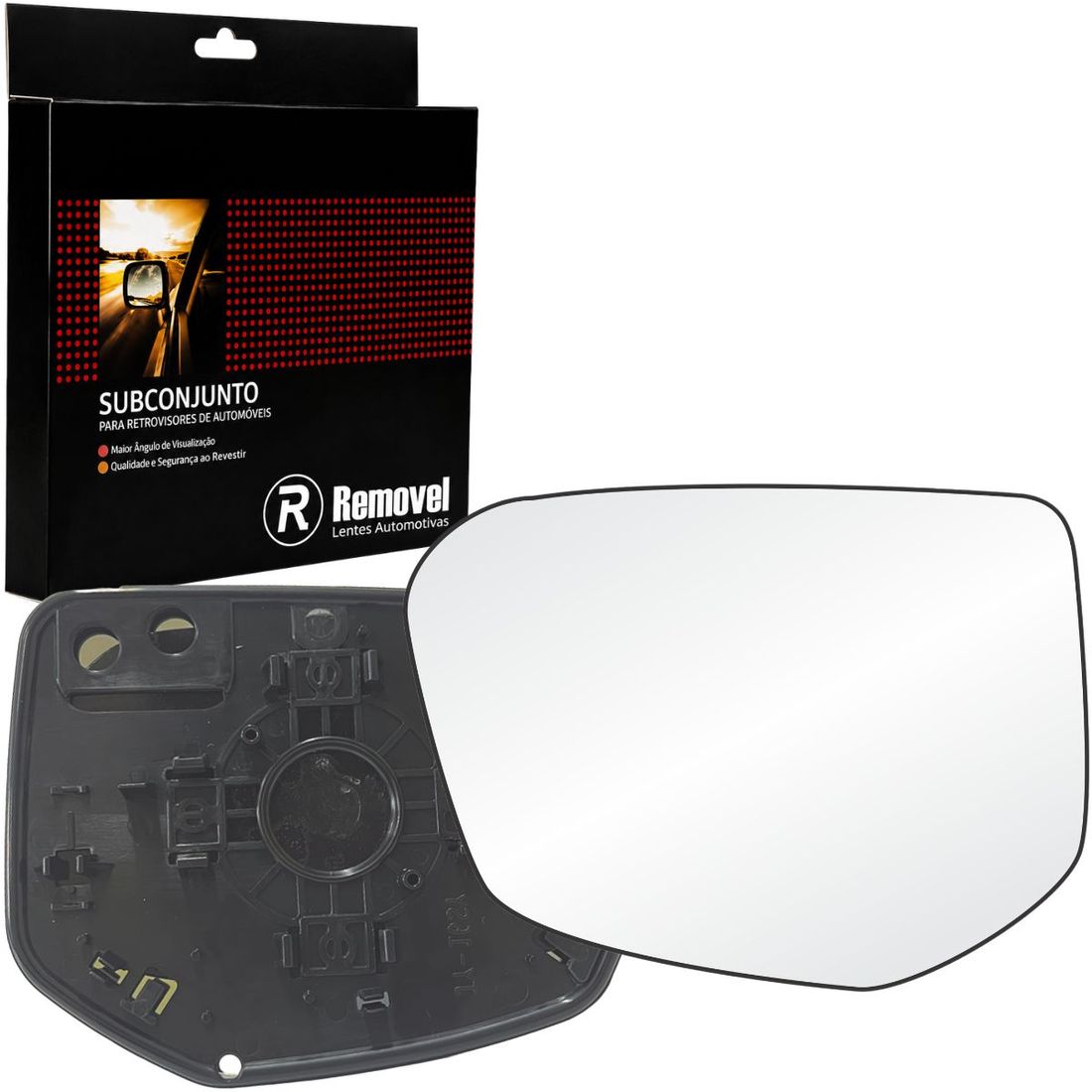 Lente Retrovisor Esquerdo Honda Civic G10 G11 2018 Em Diante