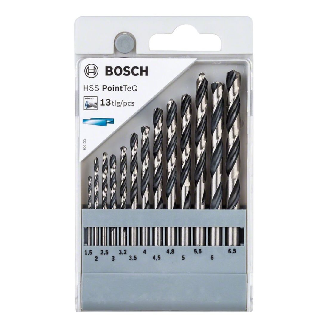 Jogo Brocas Aço Rápido 1,5-6,5mm 2608577349 Bosch Jogo Brocas Aço Rápido 1,5-6,5mm 2608577349 Bosch