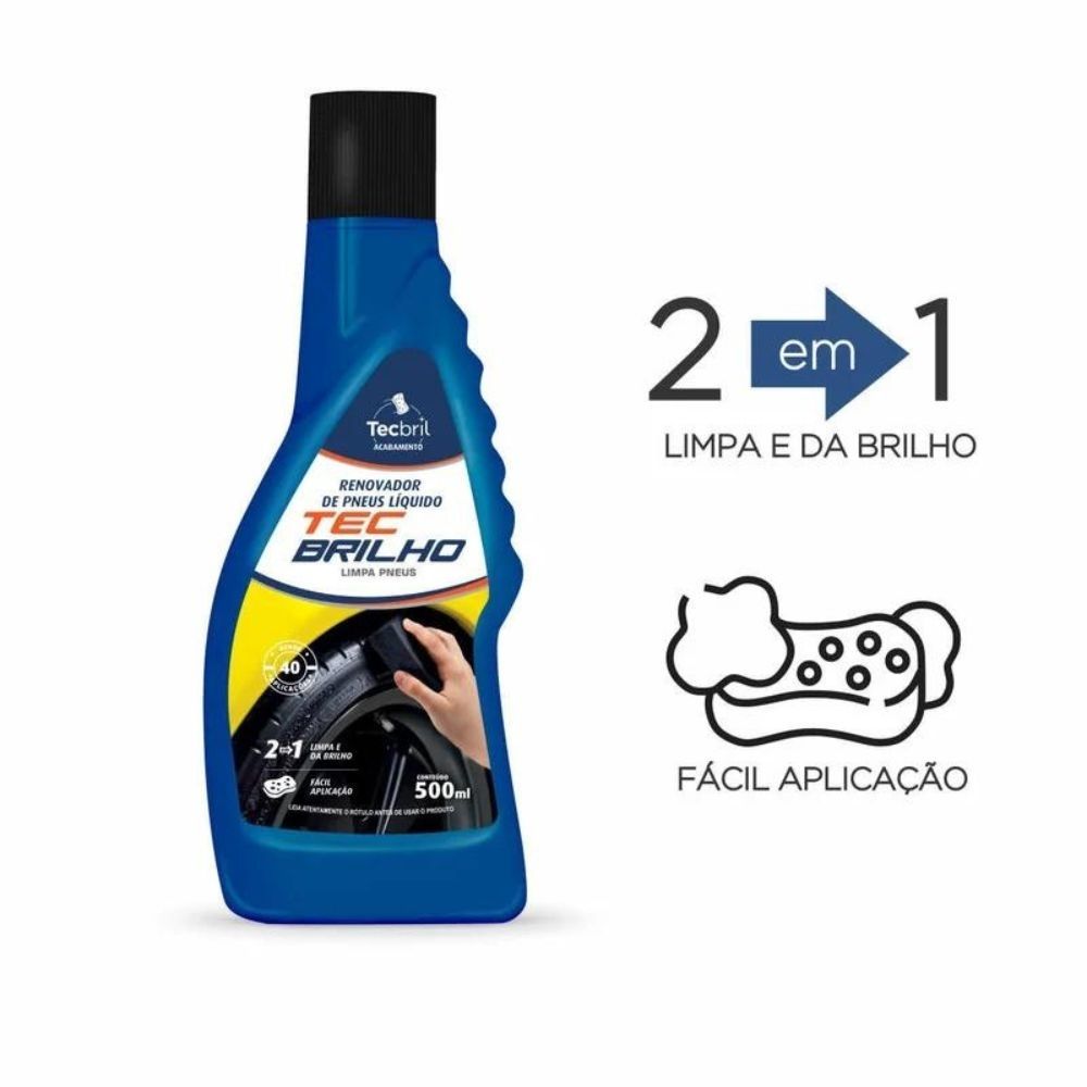 Renovador Pneu Líquido 500ml TecBril 5920195