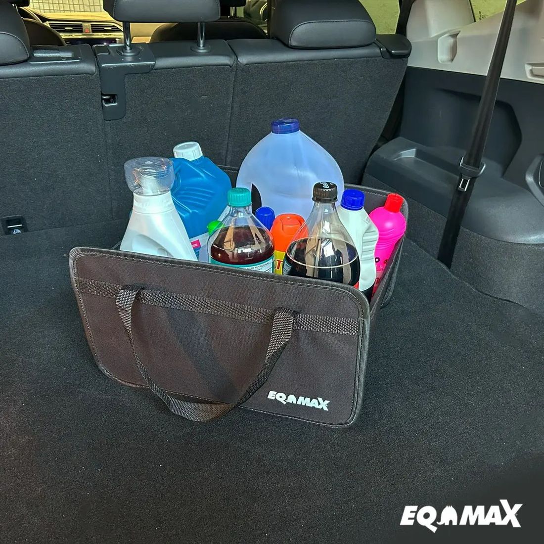 Bolsa Organizadora Porta Malas Com Alça Eqmax Preta Nylon