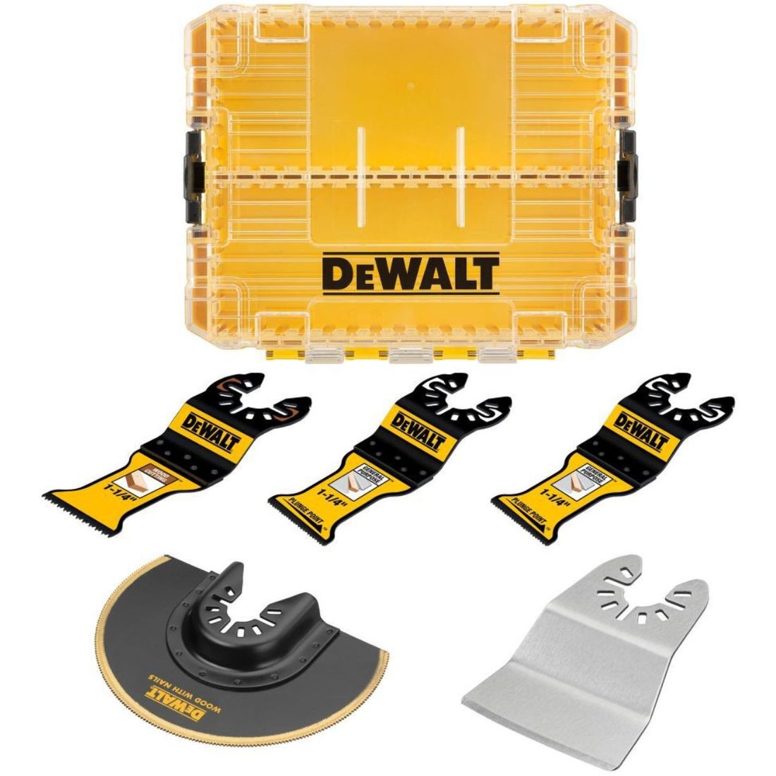 Jogo Lâminas Multiuso Multiferramenta DeWALT 5 Peças Jogo Lâminas Multiuso Multiferramenta DeWALT 5 Peças