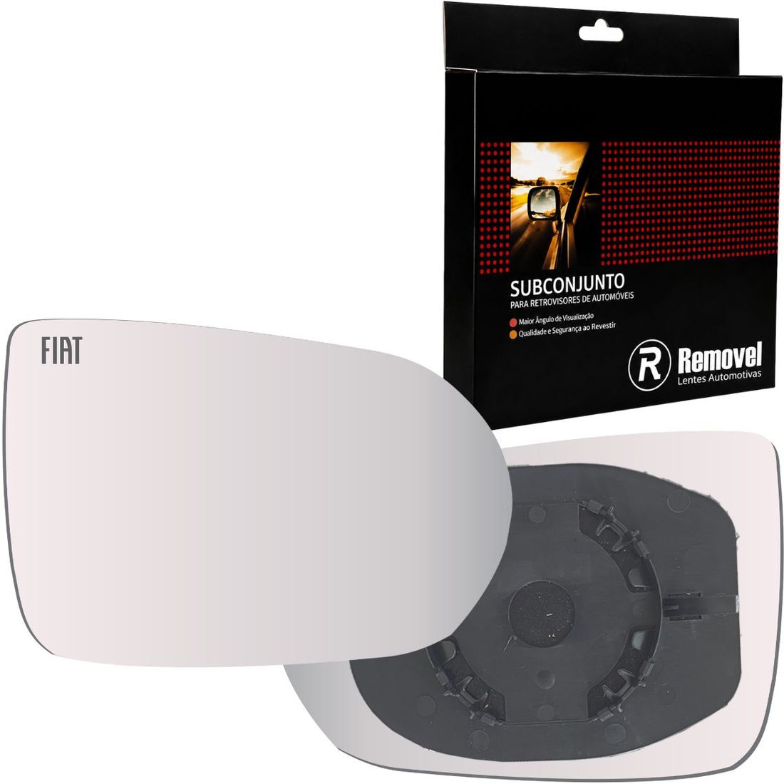 Lente Retrovisor Direito Fiat Pulse 2021 Em Diante Fastback 2022 Em Diante