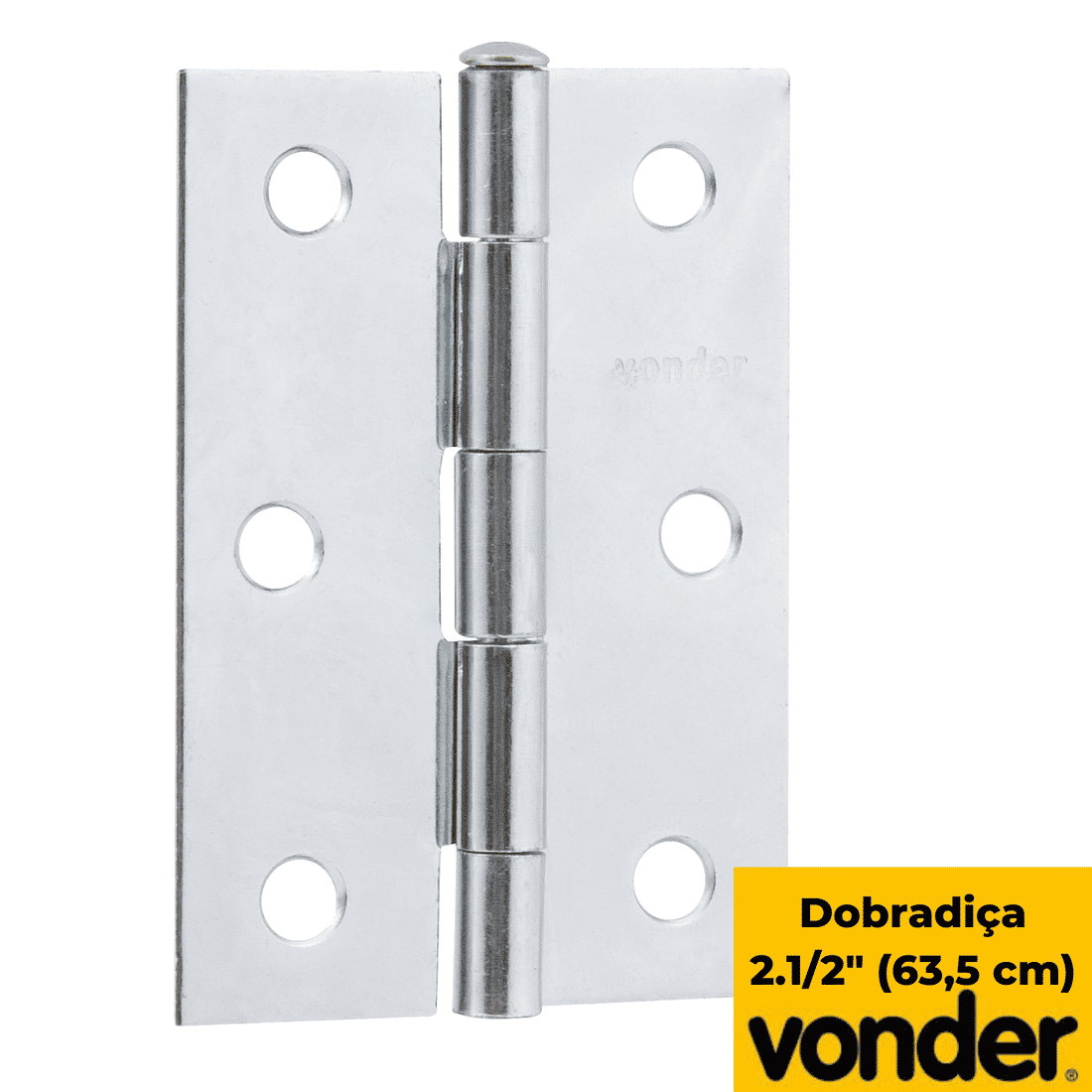 Dobradiça Para Porta 2.1/2\" Zincado - Vonder