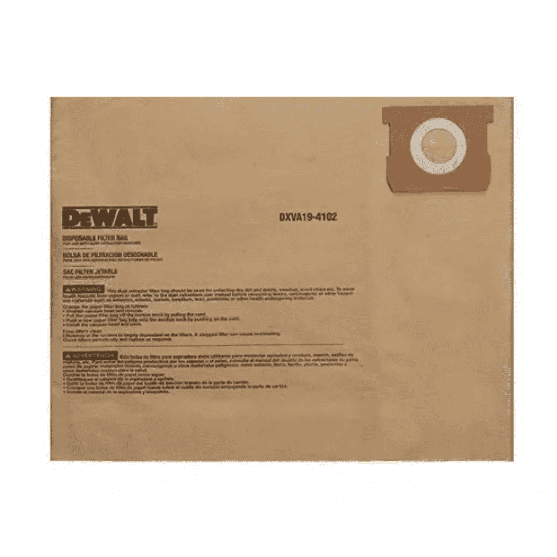 Saco Para Aspirador De Pó DWV112 DeWalt