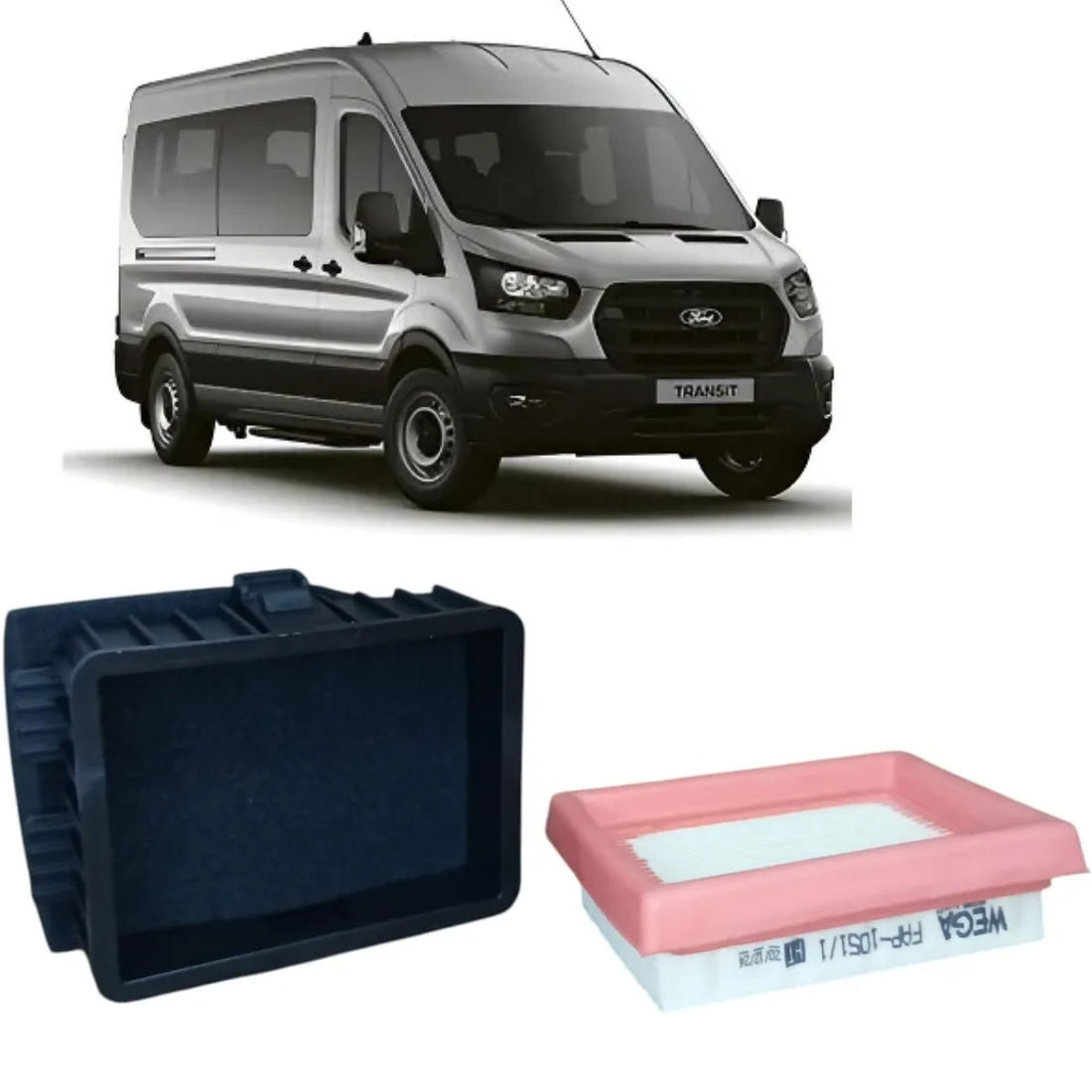 Filtro de Ar Completo Ford Transit 2.0 16V 2022 a 2025
