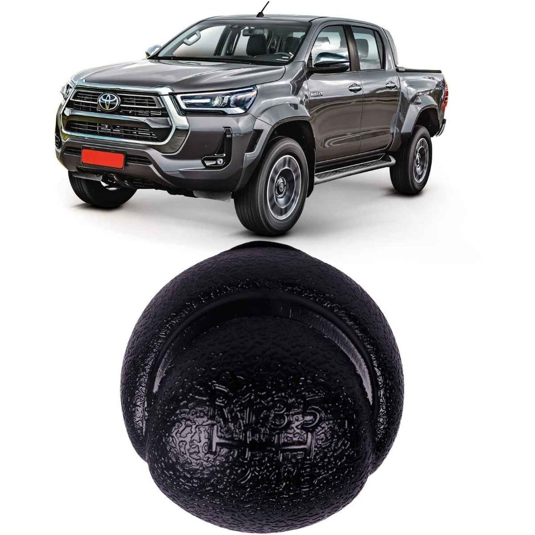 Manopla De Câmbio Toyota Hilux 2016 Até 2026 Nat Manopla De Câmbio Toyota Hilux 2016 Até 2026 Nat