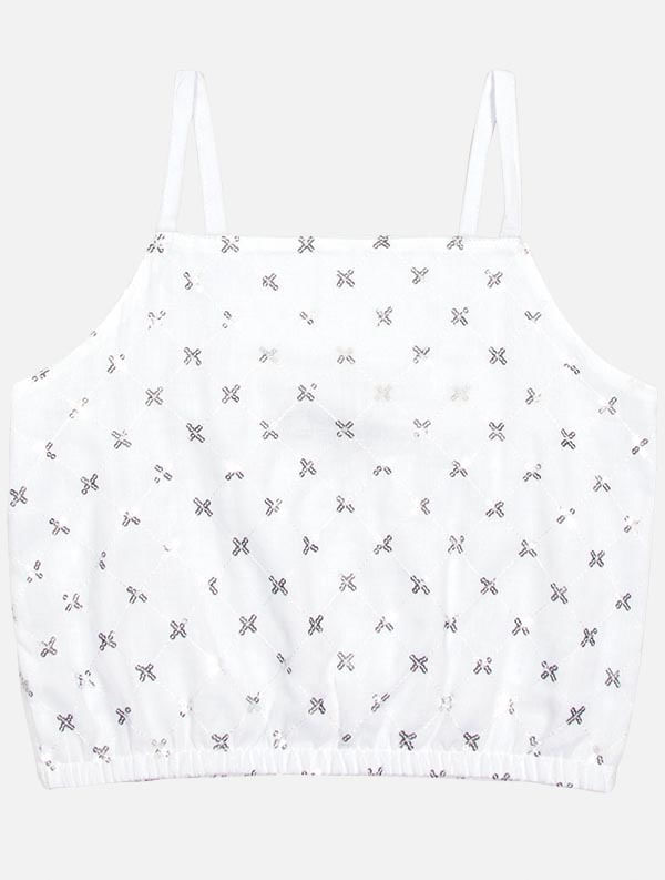 CONJ BLUSA E SHORTS BRANCO/BRANCO
