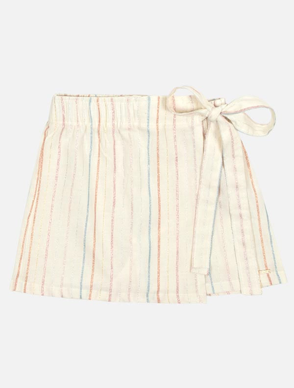 CONJ BLUSA E SHORTS/SAIA NATURAL/NATURAL