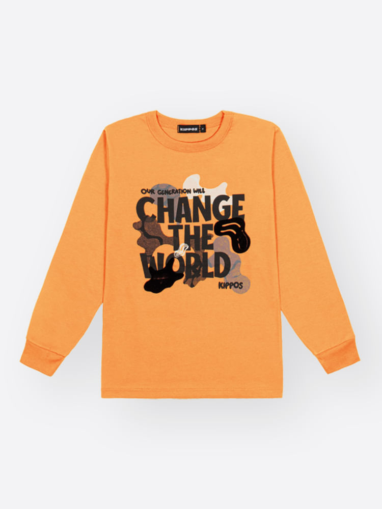 Conjunto Infantil Menino Change the World Kippos