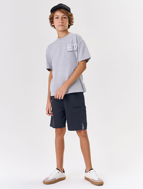 Camiseta Infantil Menino The Ctv Brand Only Mescla CTV
