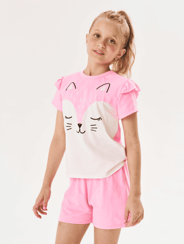 PIJAMA BLUSA E SHORTS AZ LITORAL/AZ LITORA