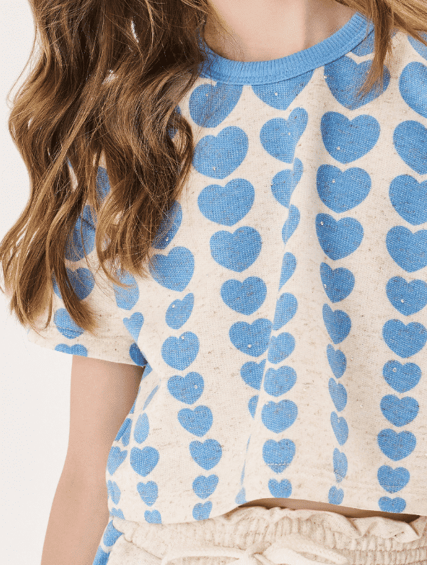 CONJ BLUSA E SHORTS AZ HORTENSIA/AZ HORT