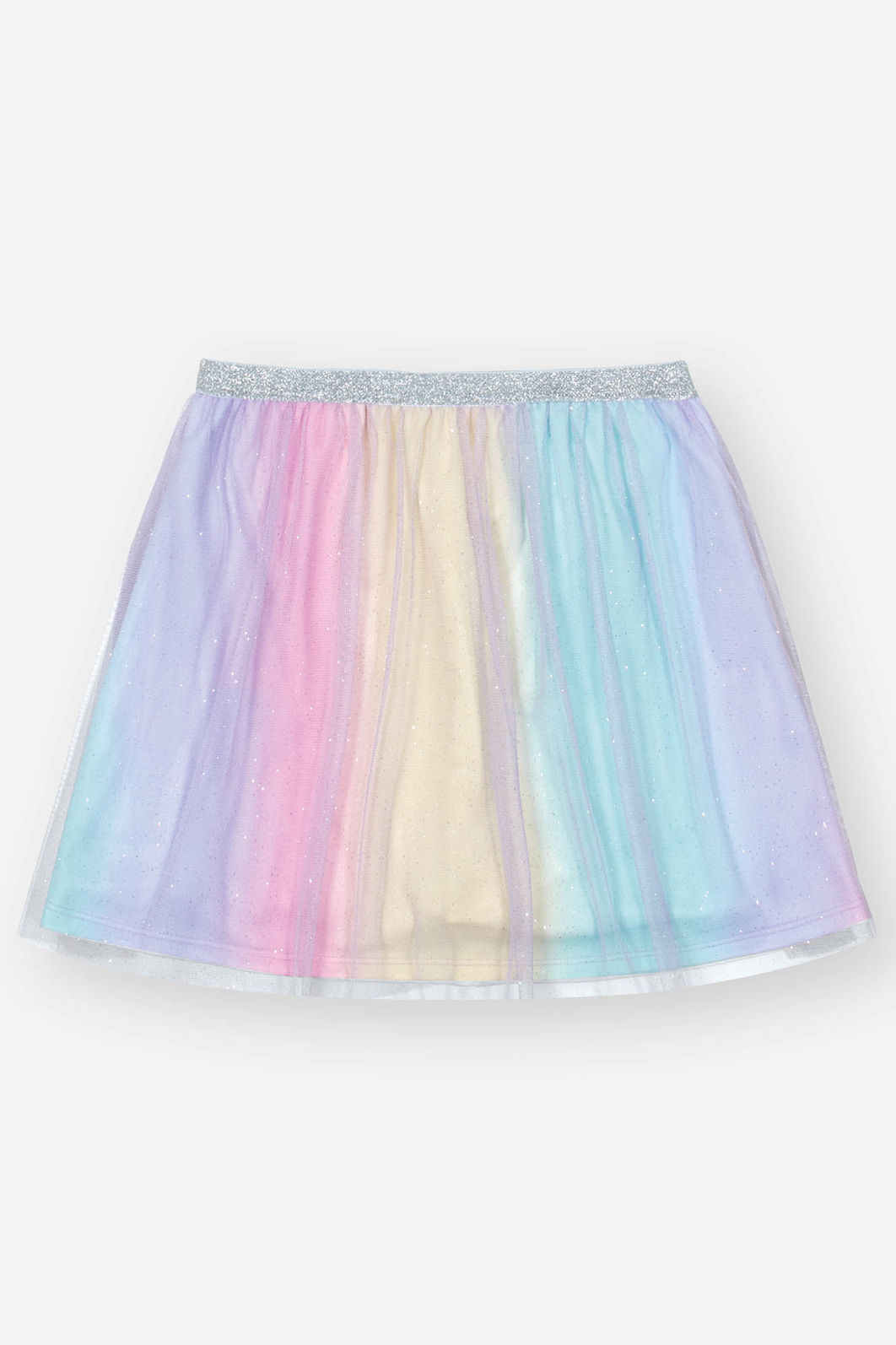 Conjunto Infantil Menina Blusa E Saia-Short Tule Natural Mundo Cinti