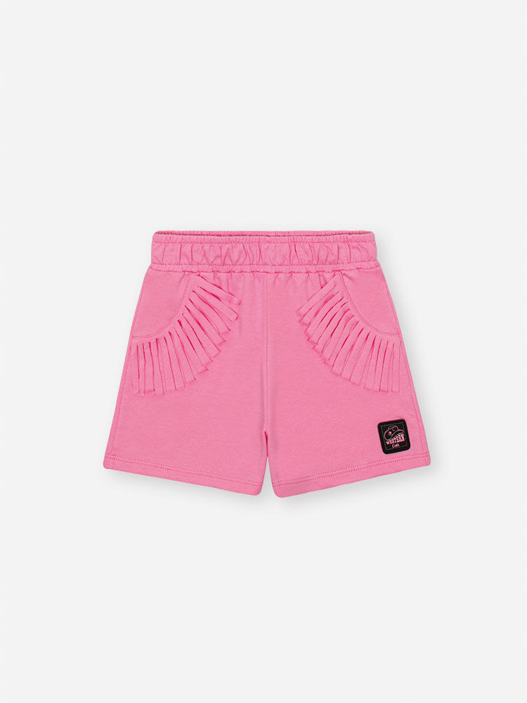 Conjunto Infantil com Blusa Boxy de Princesa Boiadeira e Shorts em Moletinho – Look Menina Verão NATURAL/RS CONFETE