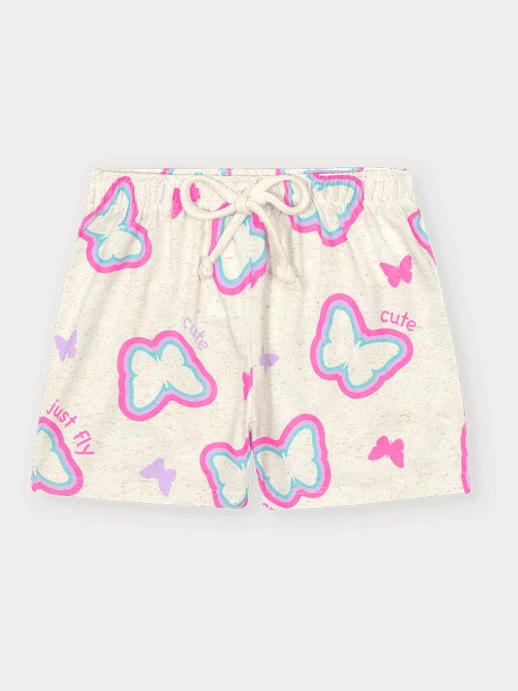 Conjunto Menina Borboletas Lilás Abrange