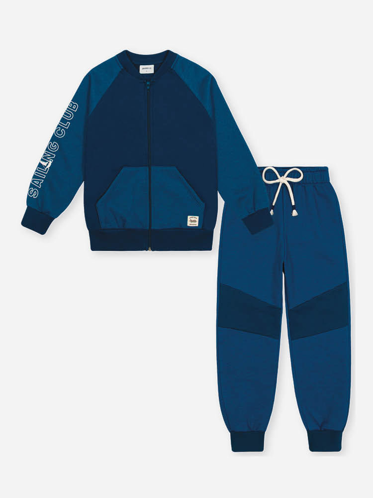Conjunto Infantil Menino Sailing Club Divertto Conjunto Infantil Menino Sailing Club Divertto