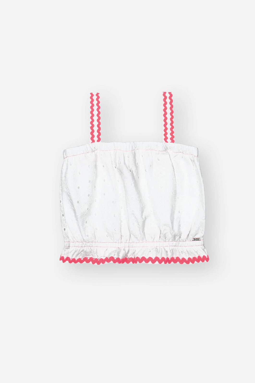 Conjunto Infantil Menina Blusa E Short Laise Branco Mundo Cinti