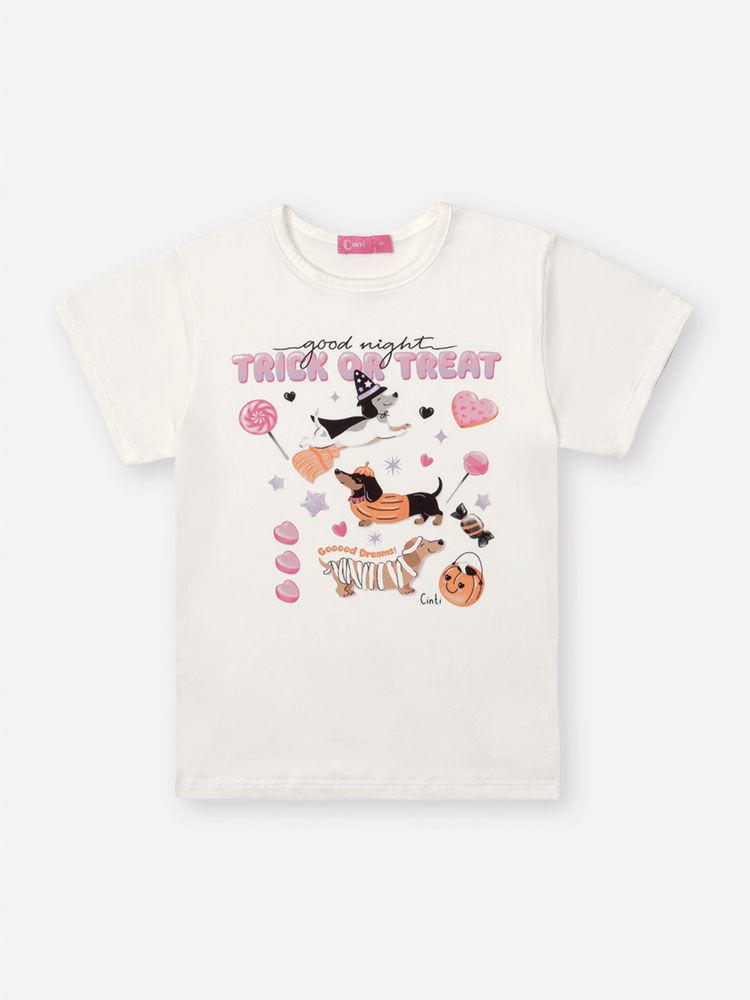 Pijama Infantil s e Travessuras Lilás 