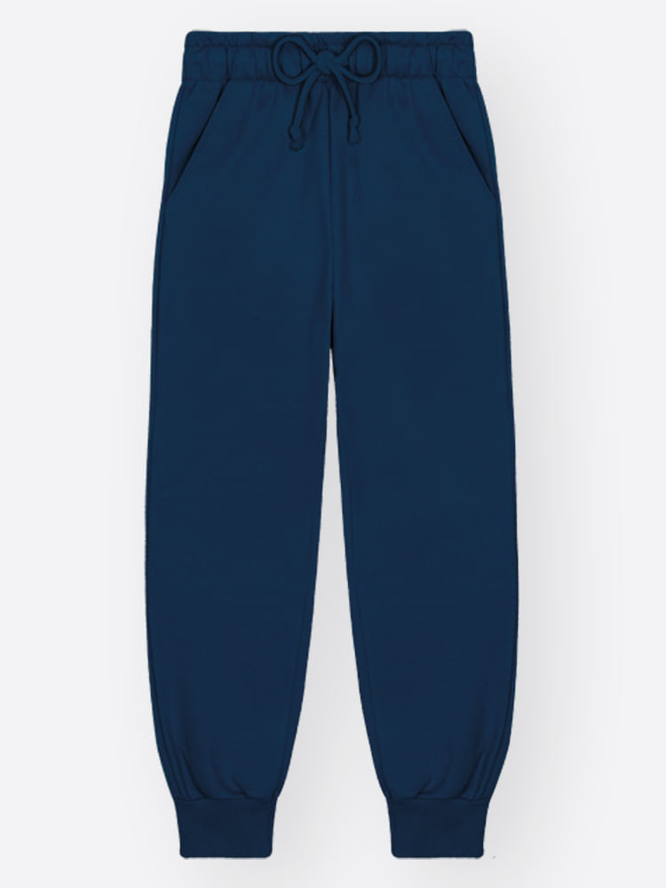 Calça Jogger Infantil em Moletom Felpado – Peça Quentinha para Look de Inverno Confortável