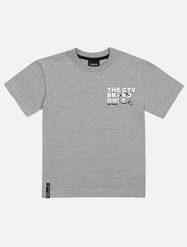 Camiseta Infantil Menino The Ctv Brand Only Mescla CTV