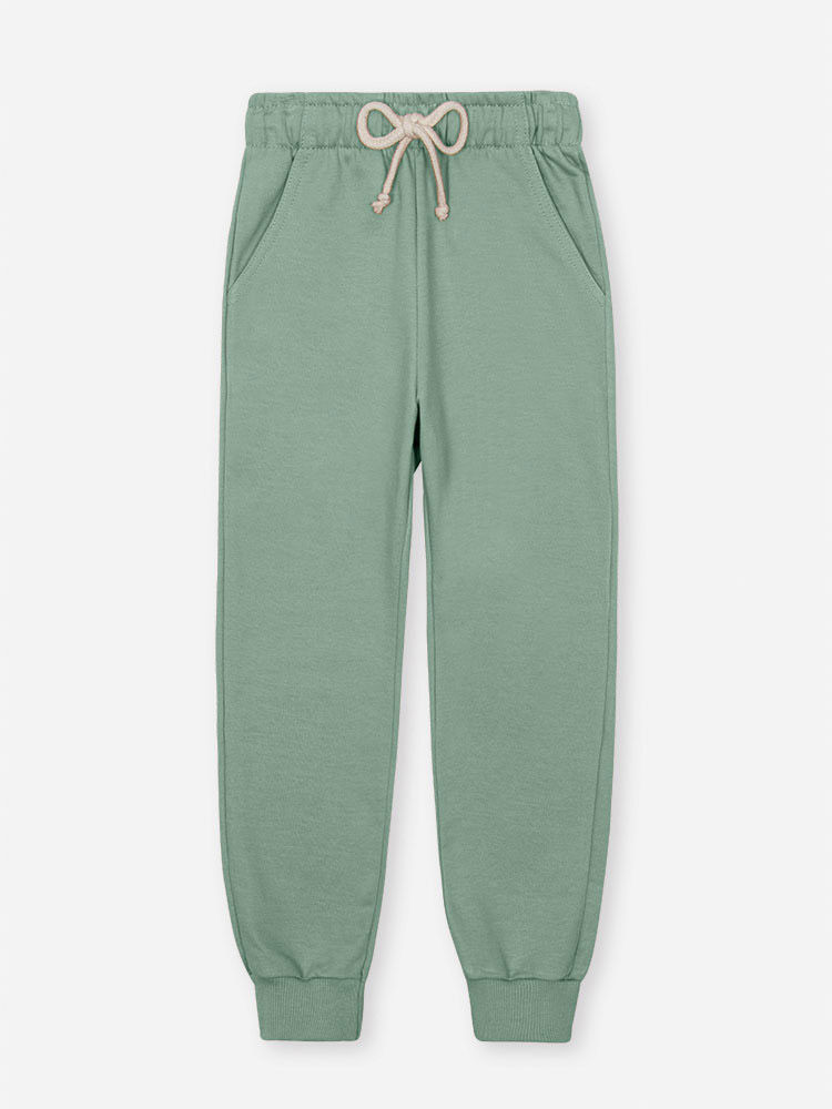 Calça Jogger Infantil em Moletom sem Felpa Olive Calça Jogger Infantil em Moletom sem Felpa Olive