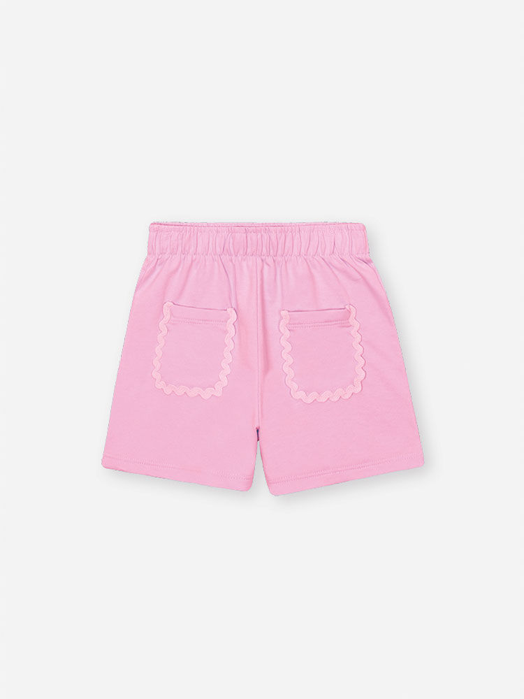 Conjunto Infantil com Regata Boxy em Cotton e Shorts em Moletinho – Look Menina Verão com Algodão NATURAL/RS IOGURTE
