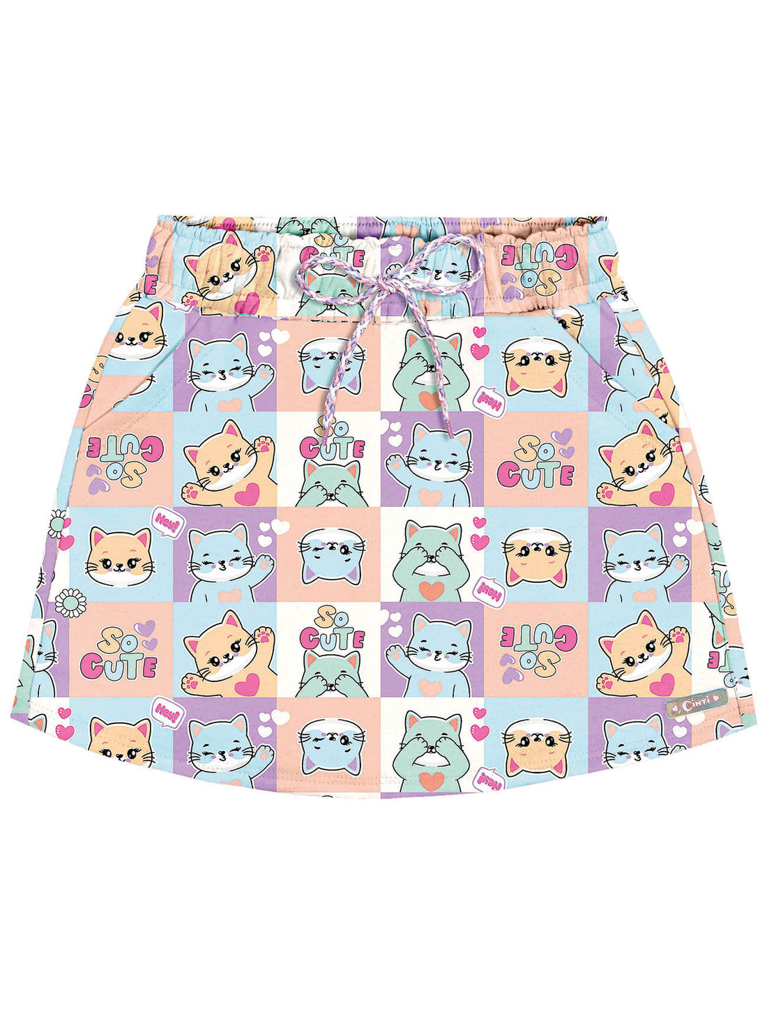 CONJ BLUSA E SHORTS/SAIA AZ LITORAL/LL BRUMA