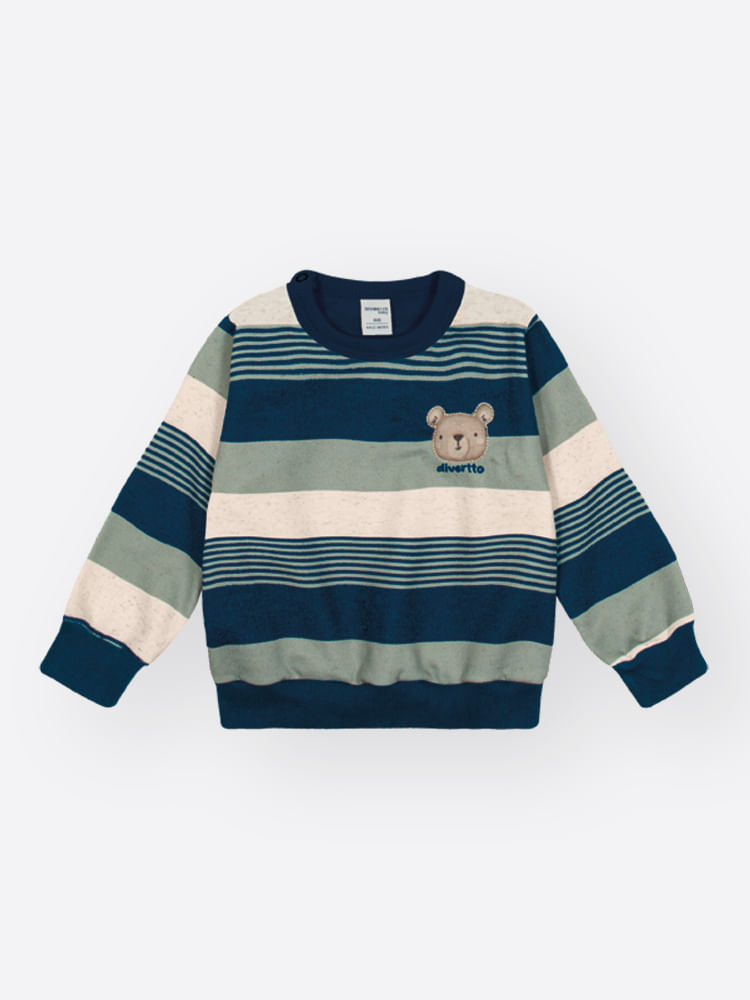 Conjunto Infantil Moletom Listrado com Calça em Veludo – Look de Inverno Quentinho e Sofisticado Conjunto Infantil Moletom Listrado com Calça em Veludo – Look de Inverno Quentinho e Sofisticado
