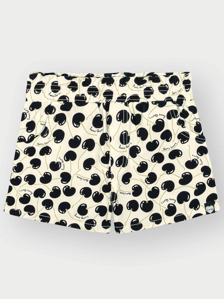 Conjunto Menina Sweet Cherry Preto Beli.me