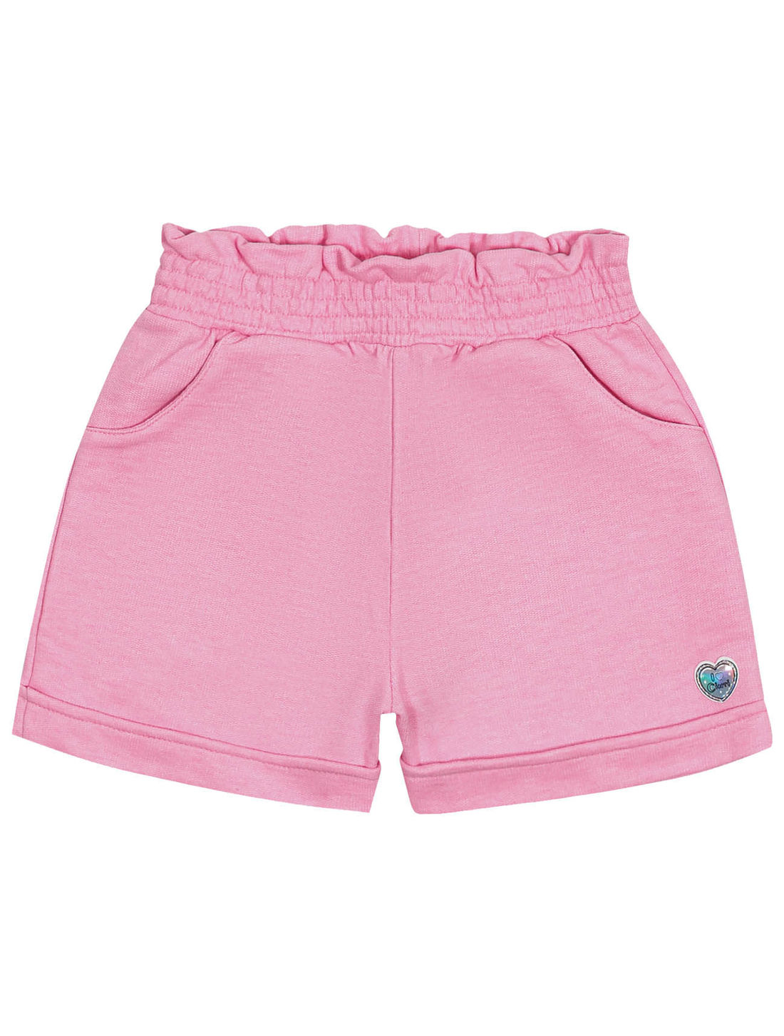 Conjunto Infantil Menina Blusa; Short E Mochila Strawberry Rosa E Vermelho Cinti