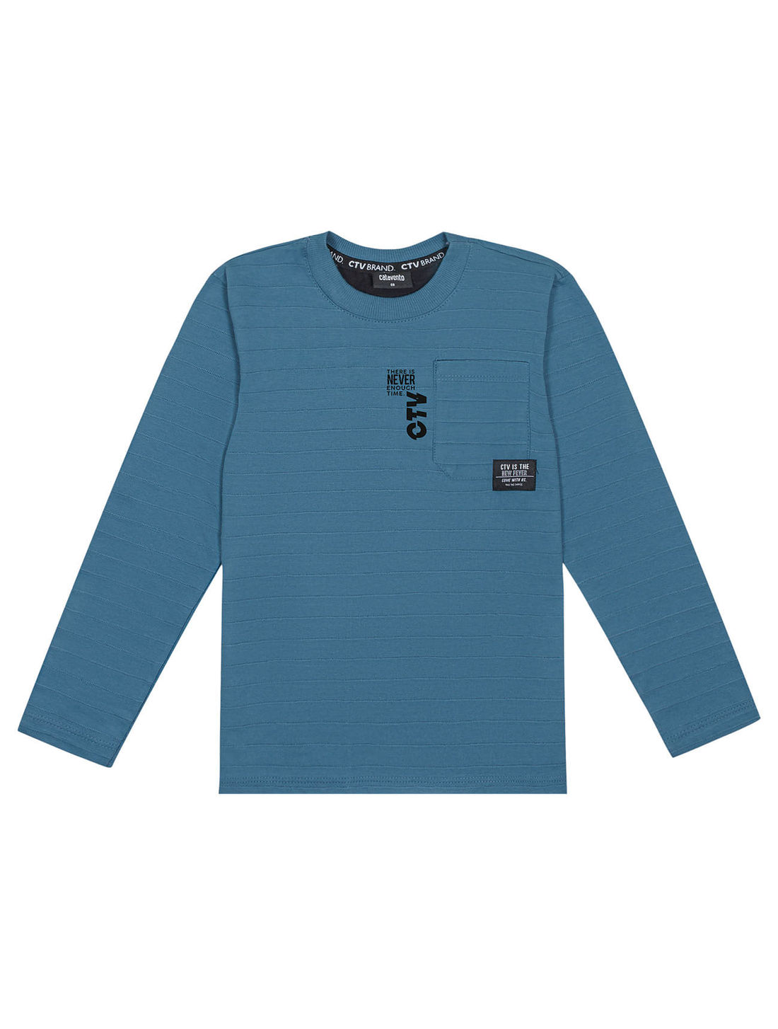 Camiseta Com Recorte Costas Azul CTV