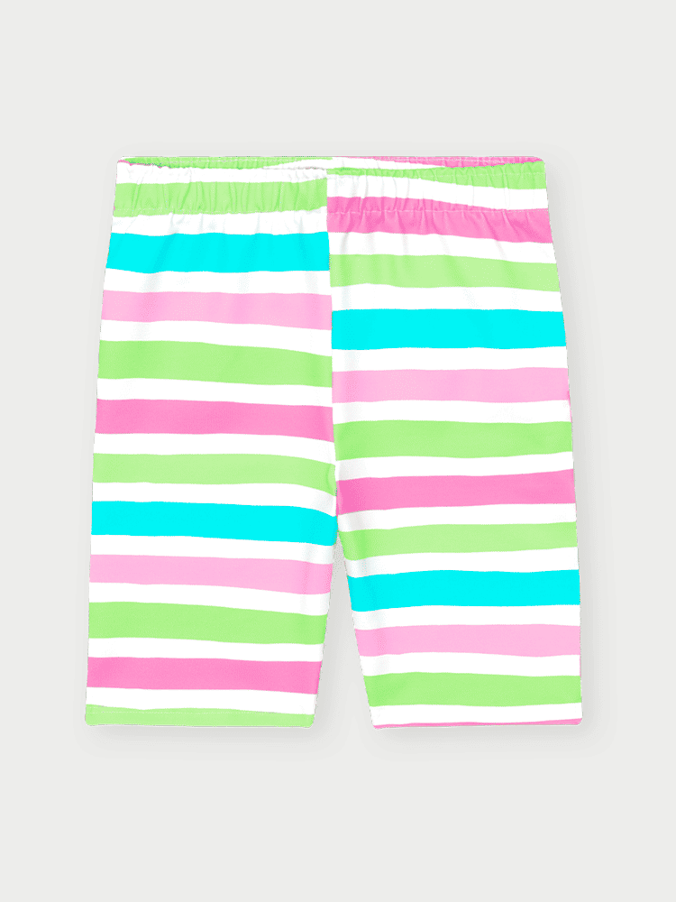Conjunto Infantil Menina Unicórnio Listrado Rosa Abrange