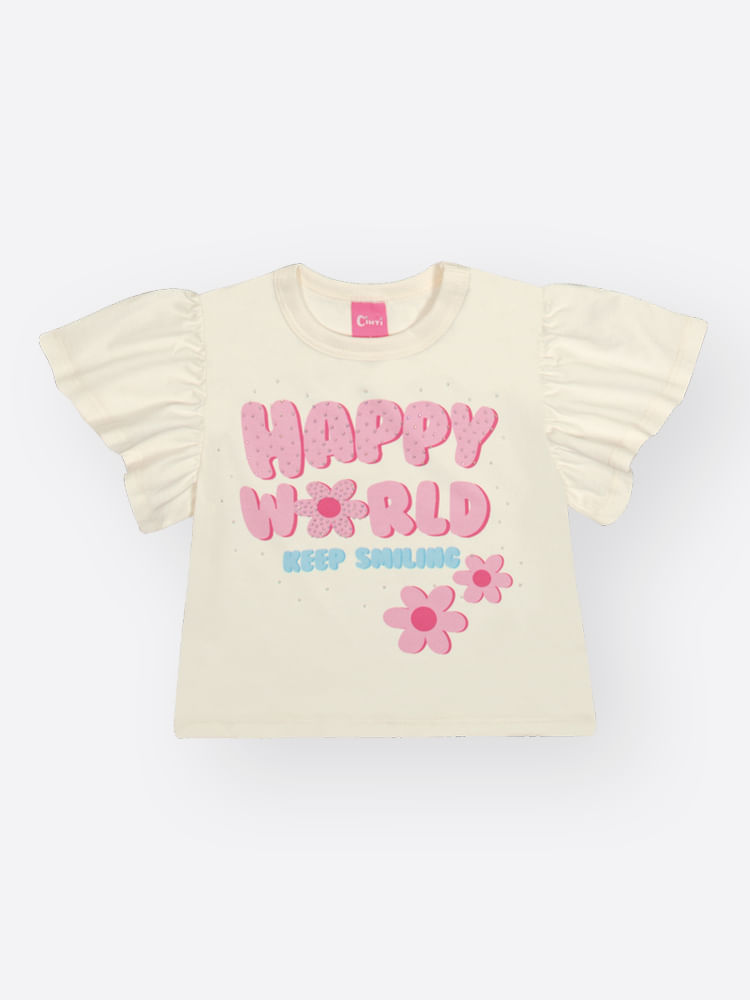 Conjunto Infantil Menina HAPPY WORLD Mundo Cinti