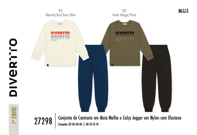 Conjunto Infantil Menino Born a Winner Divertto