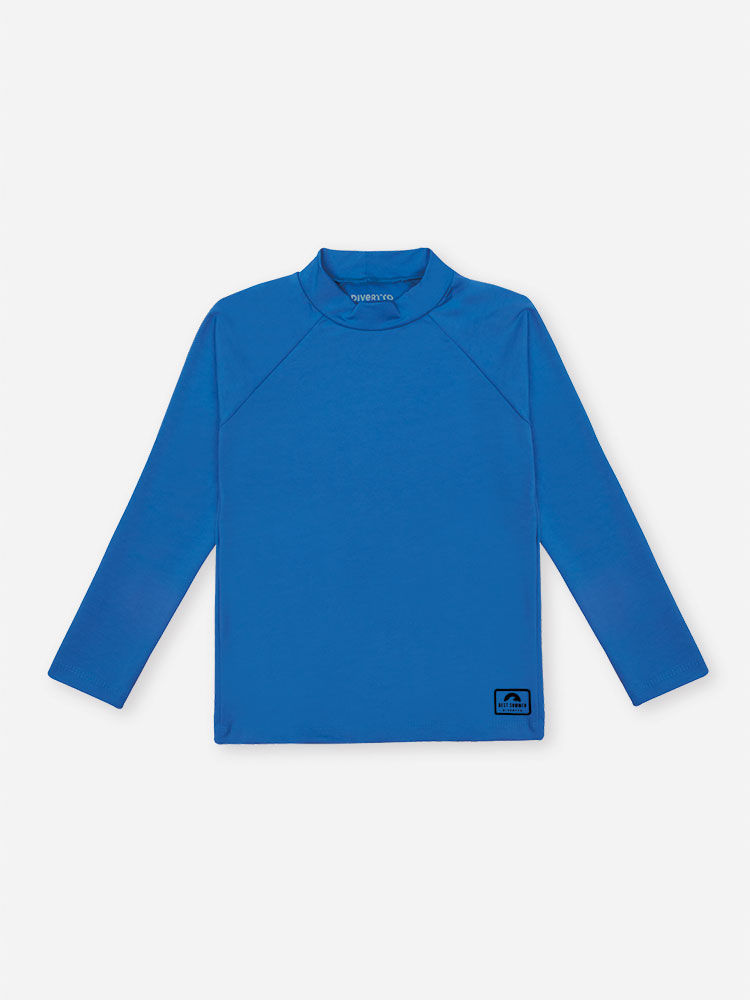 Camiseta Infantil Manga Longa Proteção UV Royal