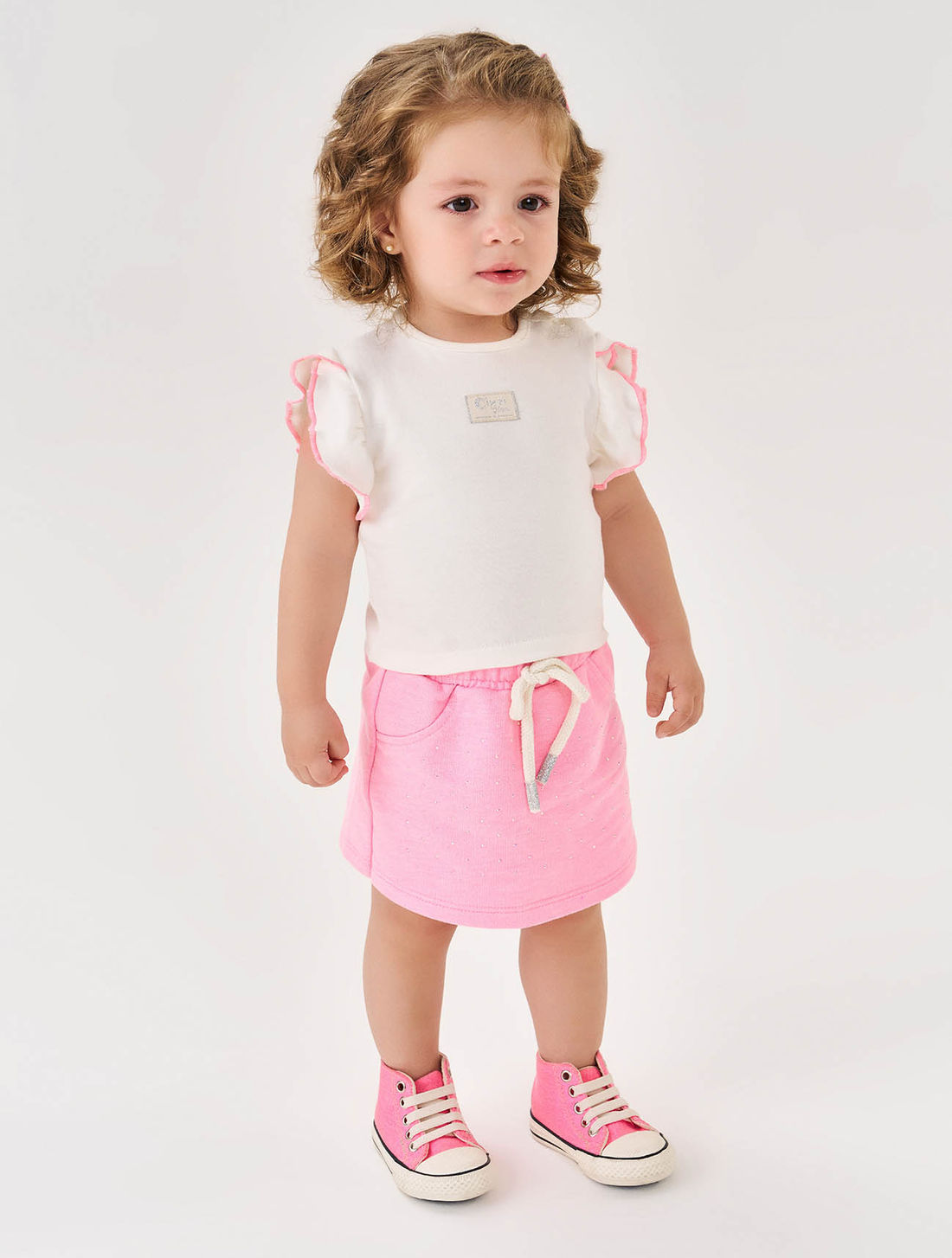 CONJ BLUSA E SHORTS/SAIA NATURAL/LL BRUMA