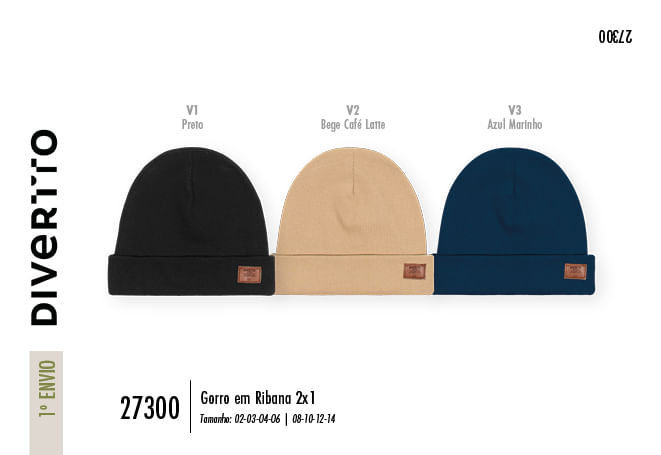 Gorro Infantil Menino Divertto
