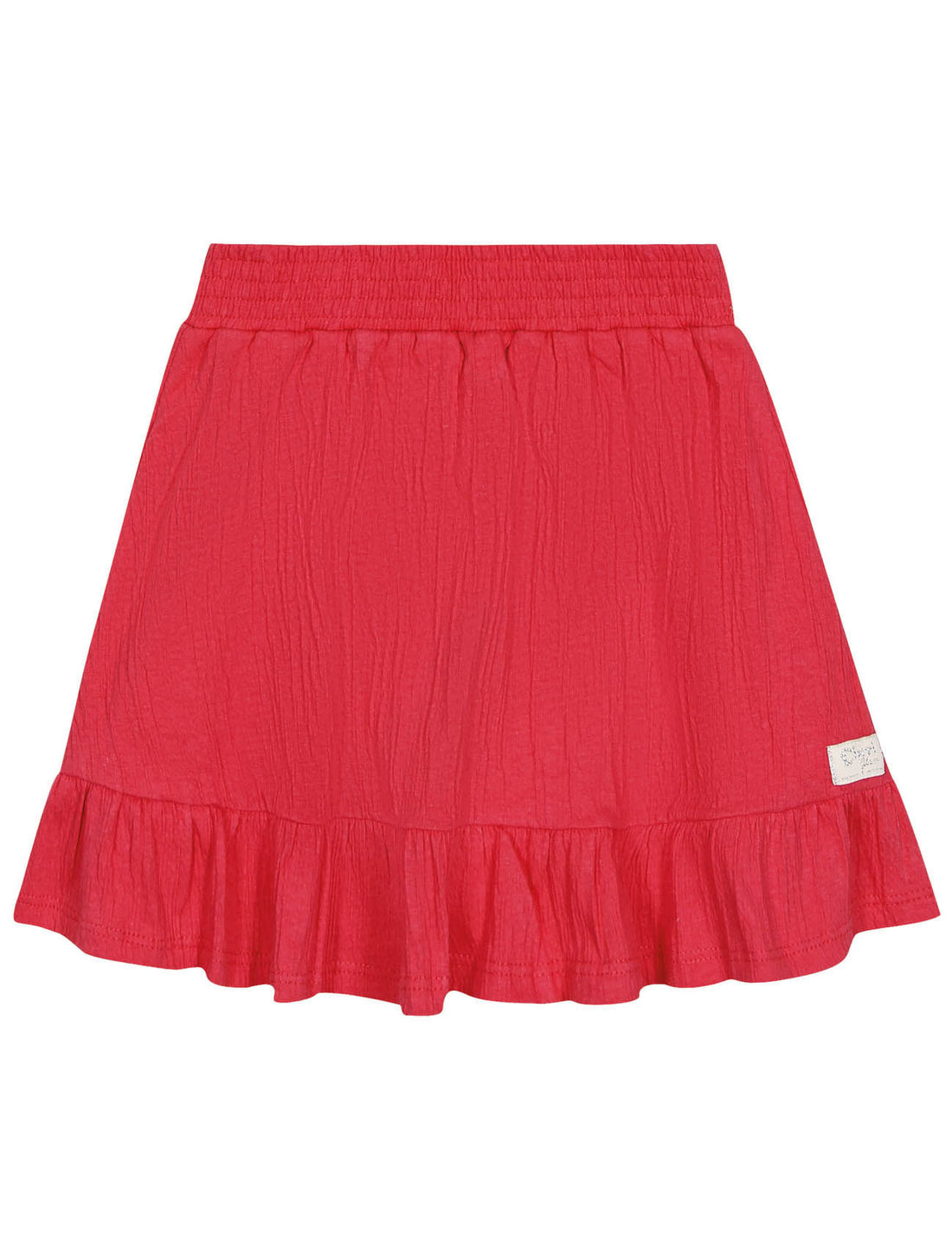 Conjunto Infantil Menina Blusa Boxy Babado E Saia-Short Rosa Cinti