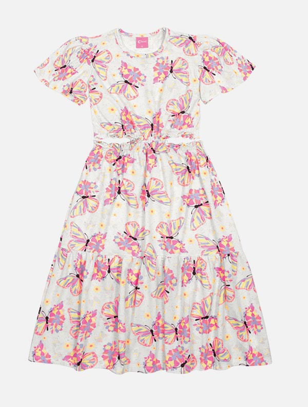 VESTIDO LARANJA NEON