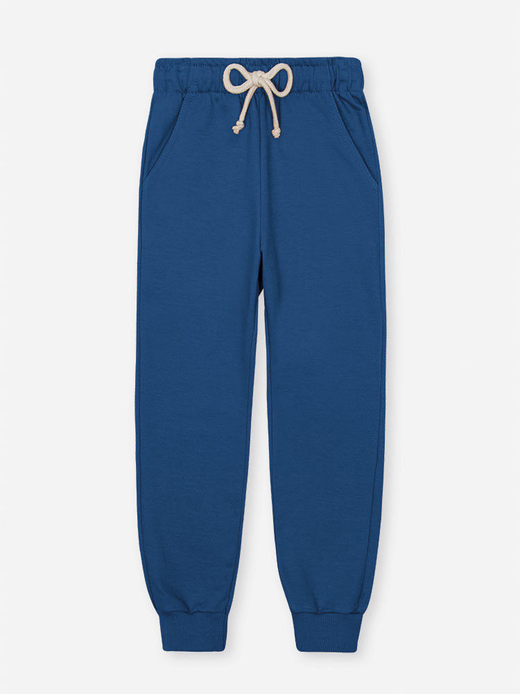 Calça Jogger Infantil em Moletom sem Felpa Denim Calça Jogger Infantil em Moletom sem Felpa Denim