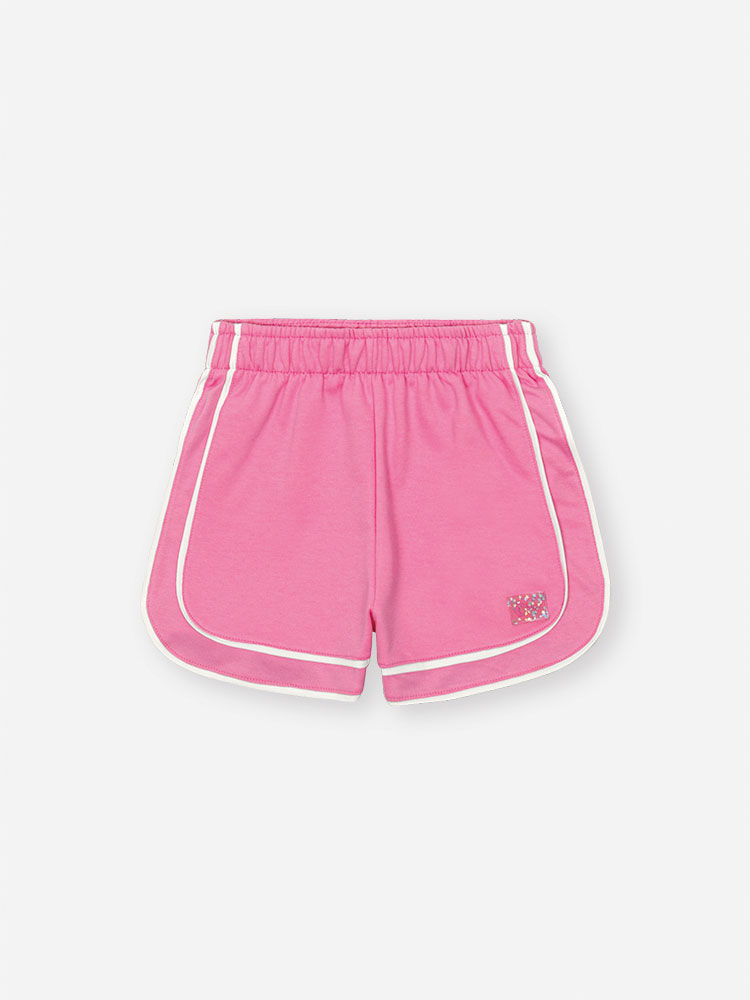 Conjunto Infantil Cheerleader com Shorts em Moletinho – Conjunto Menina Best Friends Cinti NATURAL/RS CONFETE