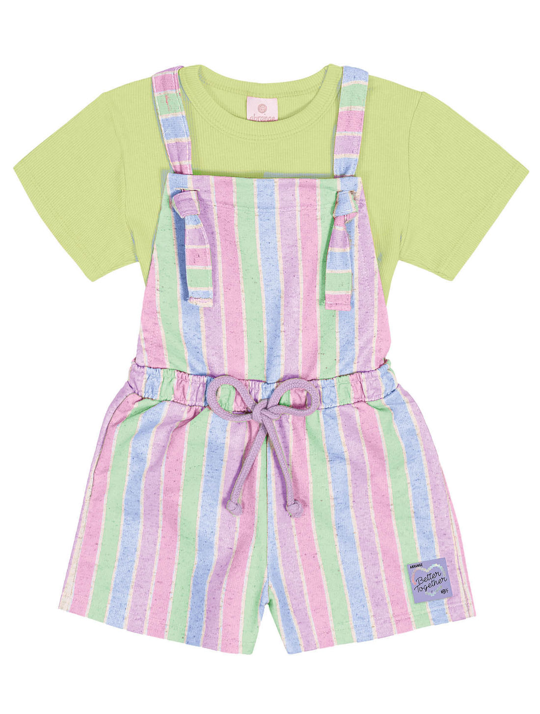 CONJ BLUSA E JARDINEIRA VD PARADISE/VD PARAD