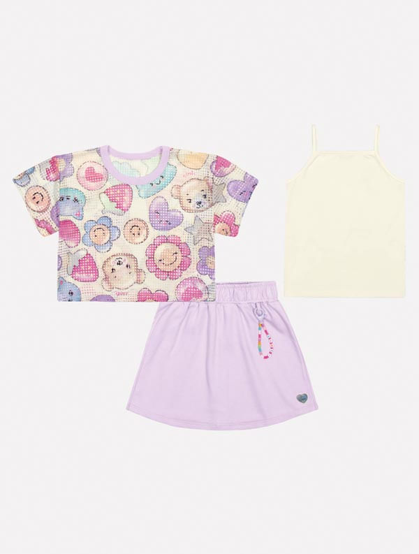 CJ BLUSA,SHORTS/SAIA,SOBREPOSI NATURAL/LL BRUMA/NAT