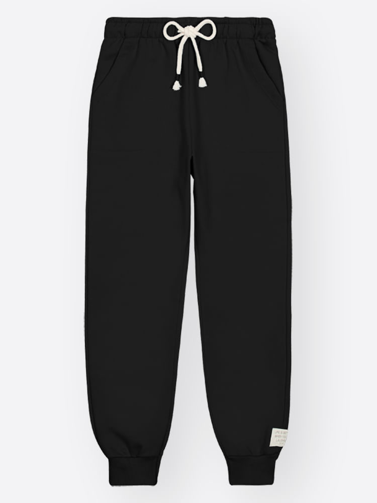Calça Moletom Jogger Infantil Ajuste Confortável