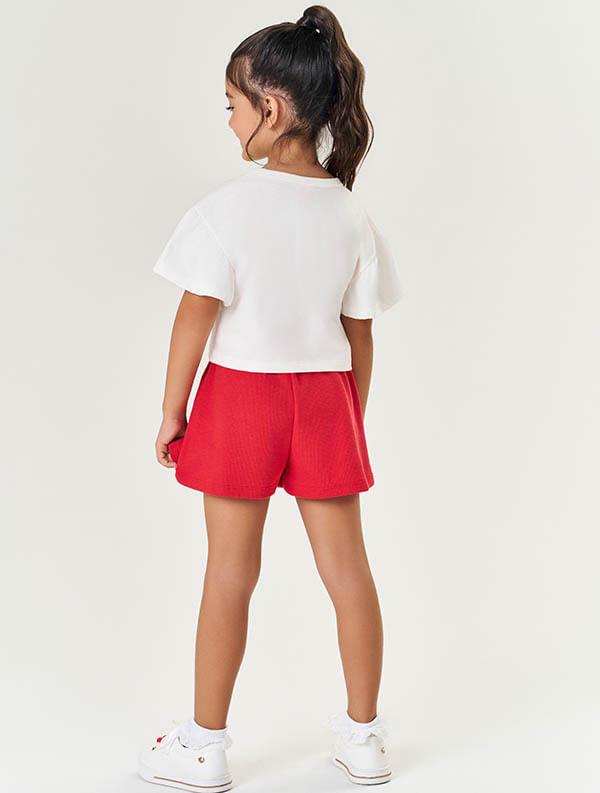 CONJ BLUSA E SHORTS NATURAL/VM MARTE