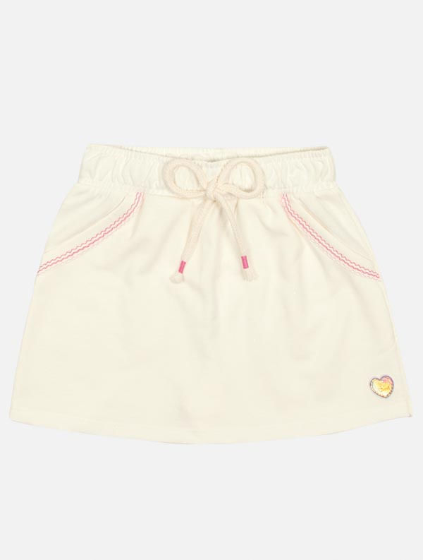 CONJ BLUSA E SHORTS/SAIA NATURAL/NATURAL