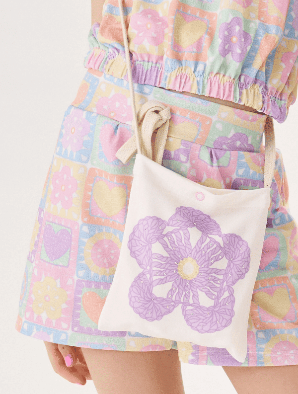 CONJ BLUSA SHORTS E BOLSA RS IOG/RS IOG/NATURA