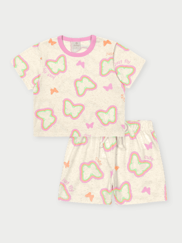 CONJ BLUSA E SHORTS RS BARBIE/RS BARBIE