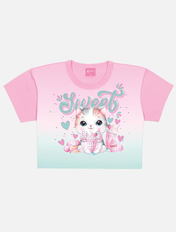 CONJ BLUSA,SHORTS/SAIA E BOLSA ROSA/VERDE/VERDE